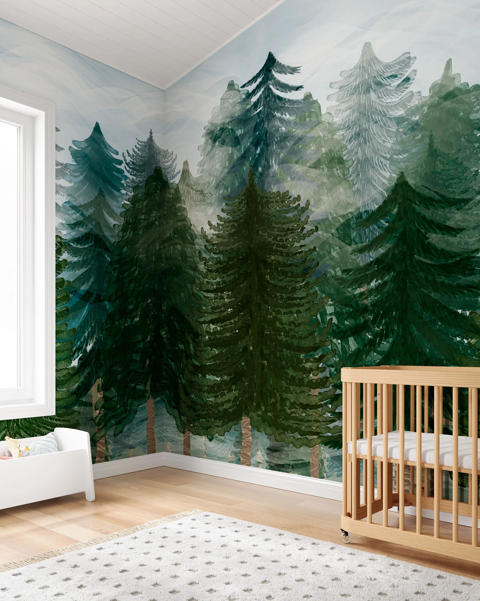 Evergreen Wall Mural - Image 3
