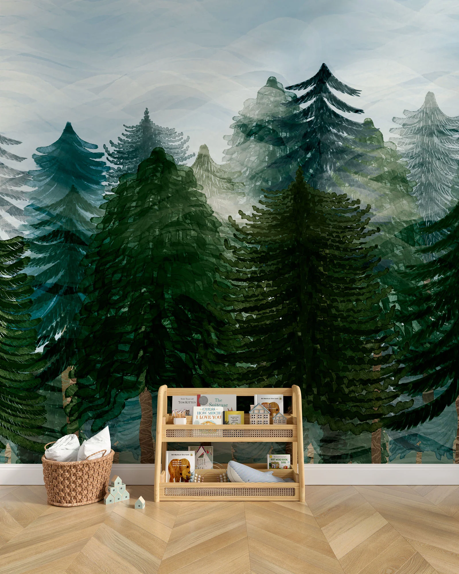 Evergreen Wall Mural - Image 4